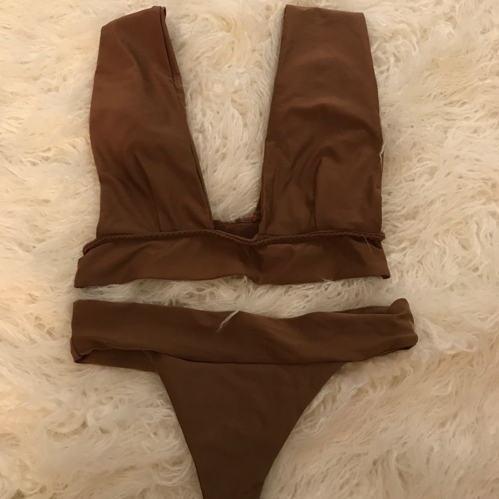 Brown Bikini Set